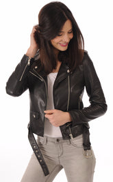 Women Genuine Leather Jacket WJ 23